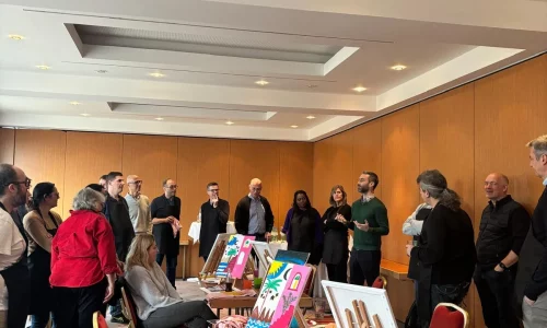 Team building_paint&drink1